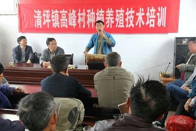 举办种植养殖技术培训班  助力高峰村精准扶贫