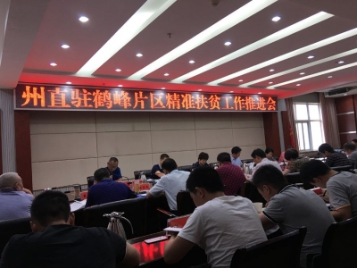精准扶贫推进会  打响脱贫攻坚战