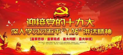一论学习贯彻习近平总书记“726”重要讲话精神