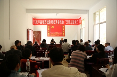 抓党建促脱贫攻坚——咸丰县地税局支部主题党日走进结对帮扶村