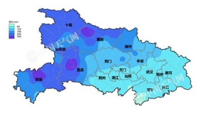 湖北多地降雨量居历史同期第一 