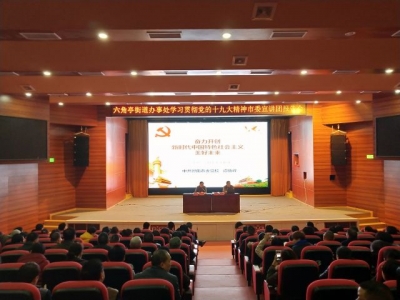 恩施市多部门开展十九大精神宣讲报告会