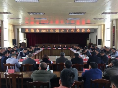 恩施市稳步推进烟叶产业发展