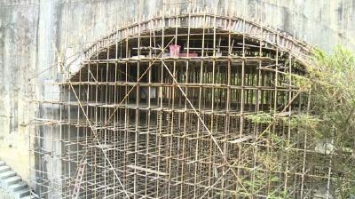 209国道宣恩境内大坪一桥加固进度