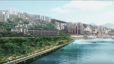 巴东县城长江干流岸线环境综合整治工程今年将完成投资5个亿