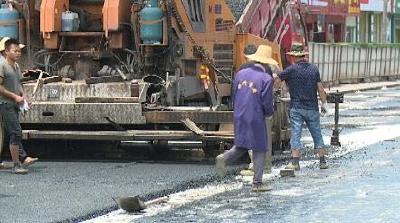 视频 | 州城红庙公汽公司路段路面维修今日完工