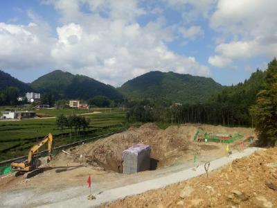 鹤峰五里：污水处理厂正在有序建设中