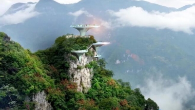 恩施2个旅游项目将获省级扶持！包括绝壁空轨、长江第一拐观景摄影平台等