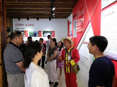 省工商联机关党支部到店子坪开展红色教育实践  