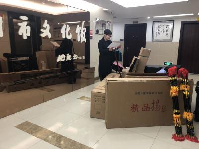 利川市文化馆为分馆配送音响、乐器