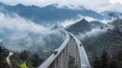 泗渡河大桥旅游观光通道获批开工 预计明年5月1日试营运