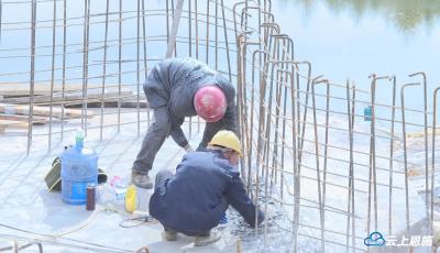 巴东绿葱坡集镇及周边村供水工程加紧施工