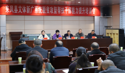 来凤县文体新广局召开 全系统脱贫攻坚帮扶干部能力提升培训会