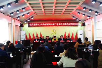 恩施市文体新广局机关党委圆满完成换届选举工作