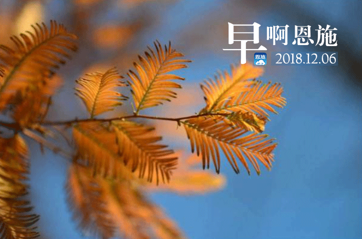 早啊！恩施（2018.12.06）