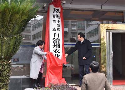 恩施州农业农村局挂牌成立