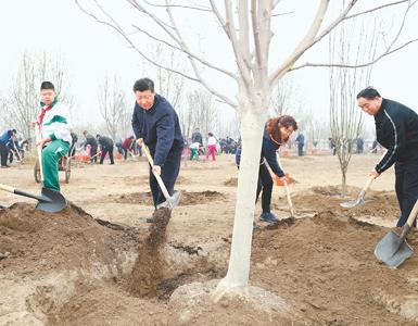 习近平谈植树：前人种树后人乘凉 一代接着一代干
