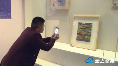 “布”同凡响布贴画展在来凤民族博物馆开展