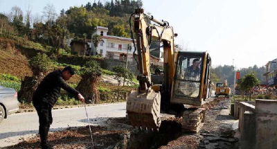 建始业州小垭门至城区污水治理管网工程有序推进