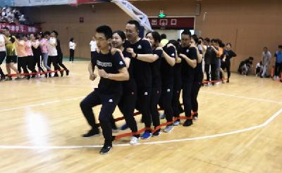 恩施州公共检验检测中心积极参加州直职工趣味运动会