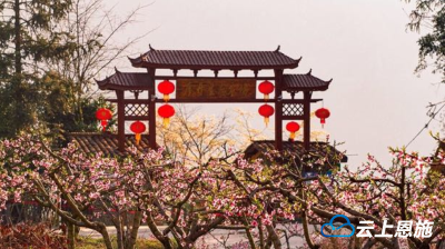 建始: 人间四月芳菲尽，当阳桃花始盛开