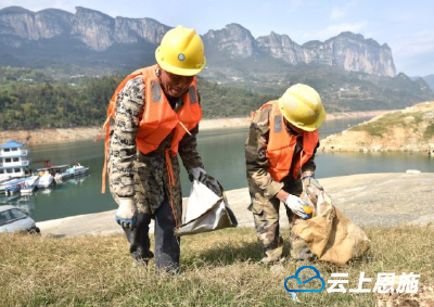 景阳两村隔江摆擂台 打好清江碧水保卫战