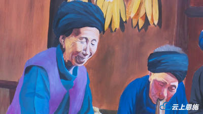 真潮！有范儿！来凤特色壁画展土家风情