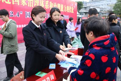 咸丰县人民检察院开展宪法宣传日活动