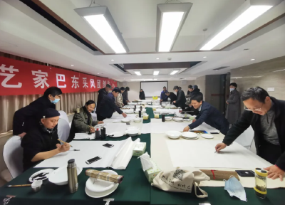 14位知名画家齐聚巴东 多幅山水国画新鲜出炉！ 