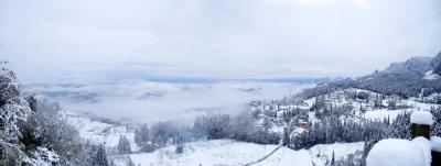 我爱你，恩施的雪！