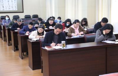 恩施州审计局组织开展党史学习教育专题测试