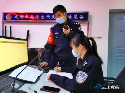 线路民警毛航：清明我在岗  线路安全“不打烊” 