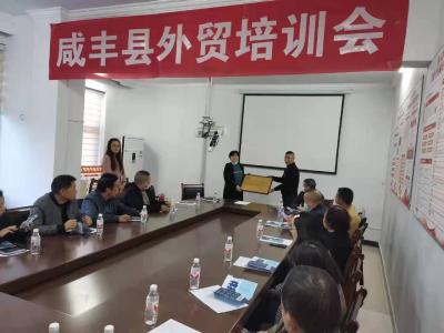 【学党史·办实事】咸丰县外贸综合服务中心挂牌成立 