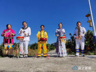 宣恩李家河：土家“三棒鼓” 宣传党的二十大
