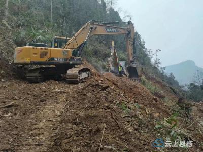 人勤春来早 鹤峰交通运输重点项目建设忙 