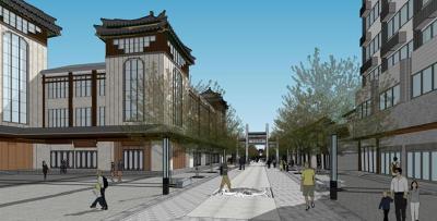 武当山玉虚路开始改造 地面将现6块武当传说浮雕