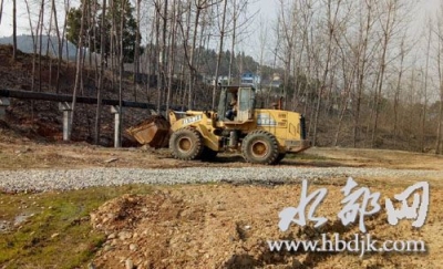 丹江口沧浪洲湿地公园趣味沙滩和停车场扩建工程开工