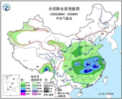 南方多省或现今年来最强强对流天气 北方大部将降温 
