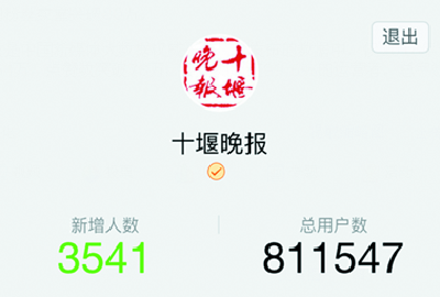十堰晚报微信粉丝突破80万