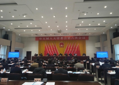 市五届人大常委会第六次会议召开 张维国出席会议