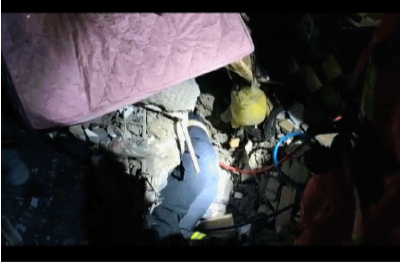 山西乡宁山体滑坡致楼房坍塌 2人遇难17人失联 救援在继续