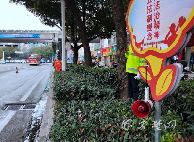 创文在行动 | 城区9个路口小喇叭上岗 都有啥作用？