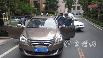 “黑车”通过滴滴接单非法营运，一下午查了6台！