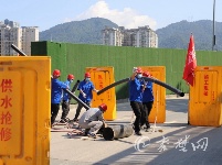 十堰举行城市内涝防汛抢险应急演练 