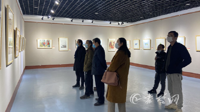 市美术馆水彩作品展开展 展出至2月27日 市民可免费参观