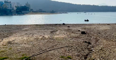 台湾面临56年最严峻缺水危机：日月潭干涸见底