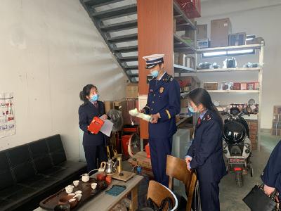 使用不合格消防产品且逾期不整改  城区一酒店被罚5000元