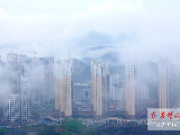 雨中车城十堰 如梦如幻似画卷