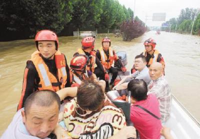 湖北1400余人奋战河南救援一线