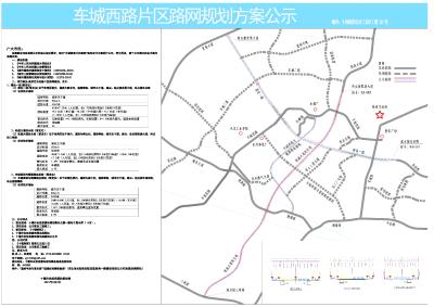 重磅！车城西路片区路网规划方案公示，将新建3条道路